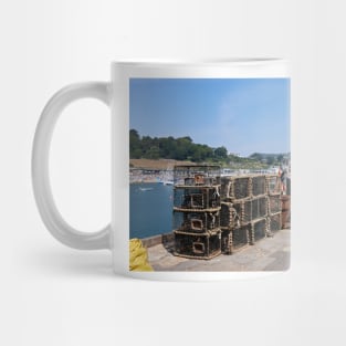 Lobster Pots on The Cobb, Lyme Regis, Dorset Mug